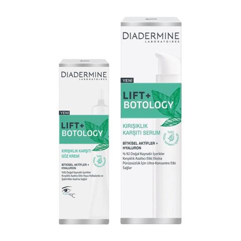 Diadermine Lift+ Botology Kırışıklık Karşıtı Göz Kremi 15 ml + Lift+ Botology Serum 40 ml