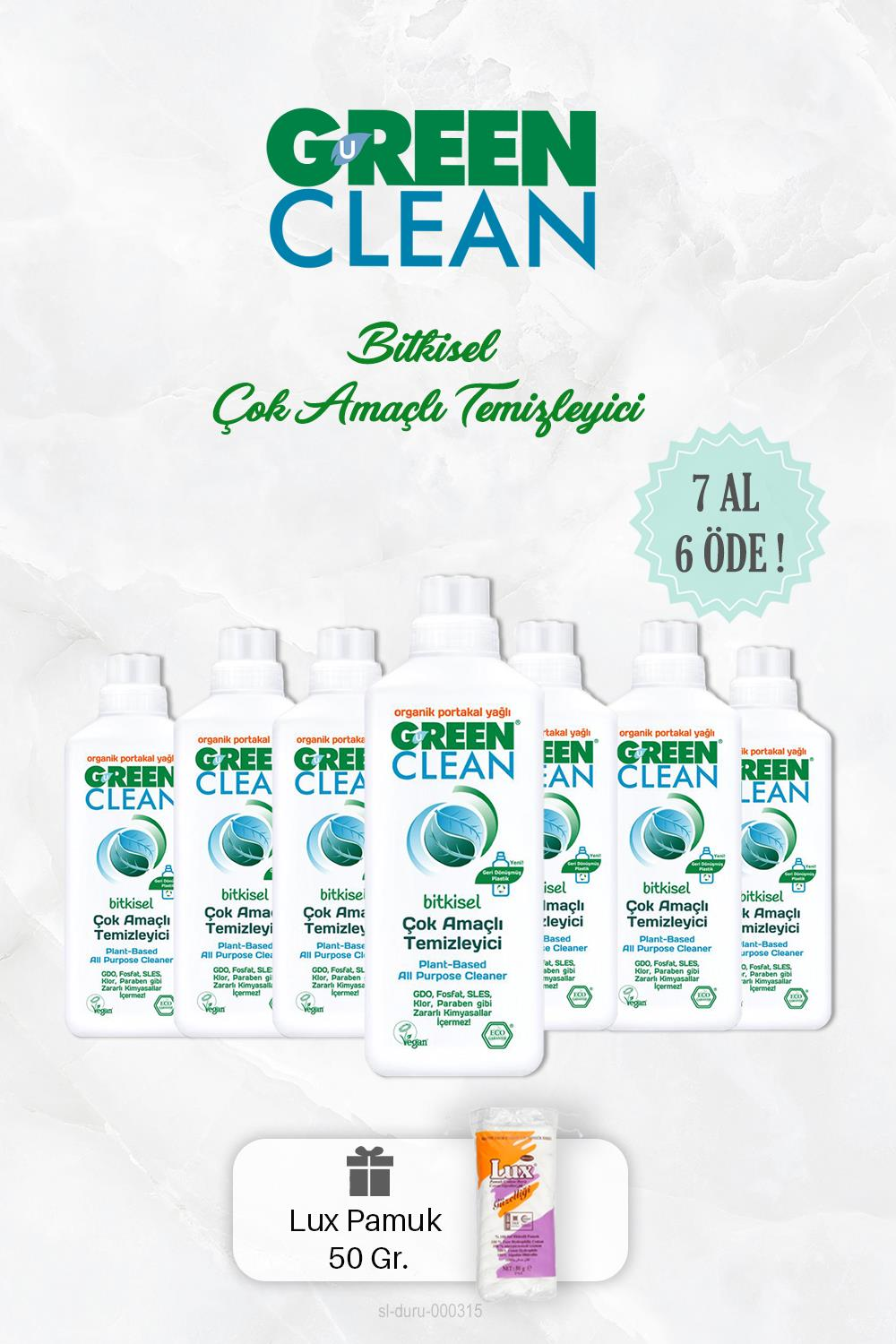7 AL 6 ÖDE Bitkisel Çok Amaçlı Temizleyici 1000 ml