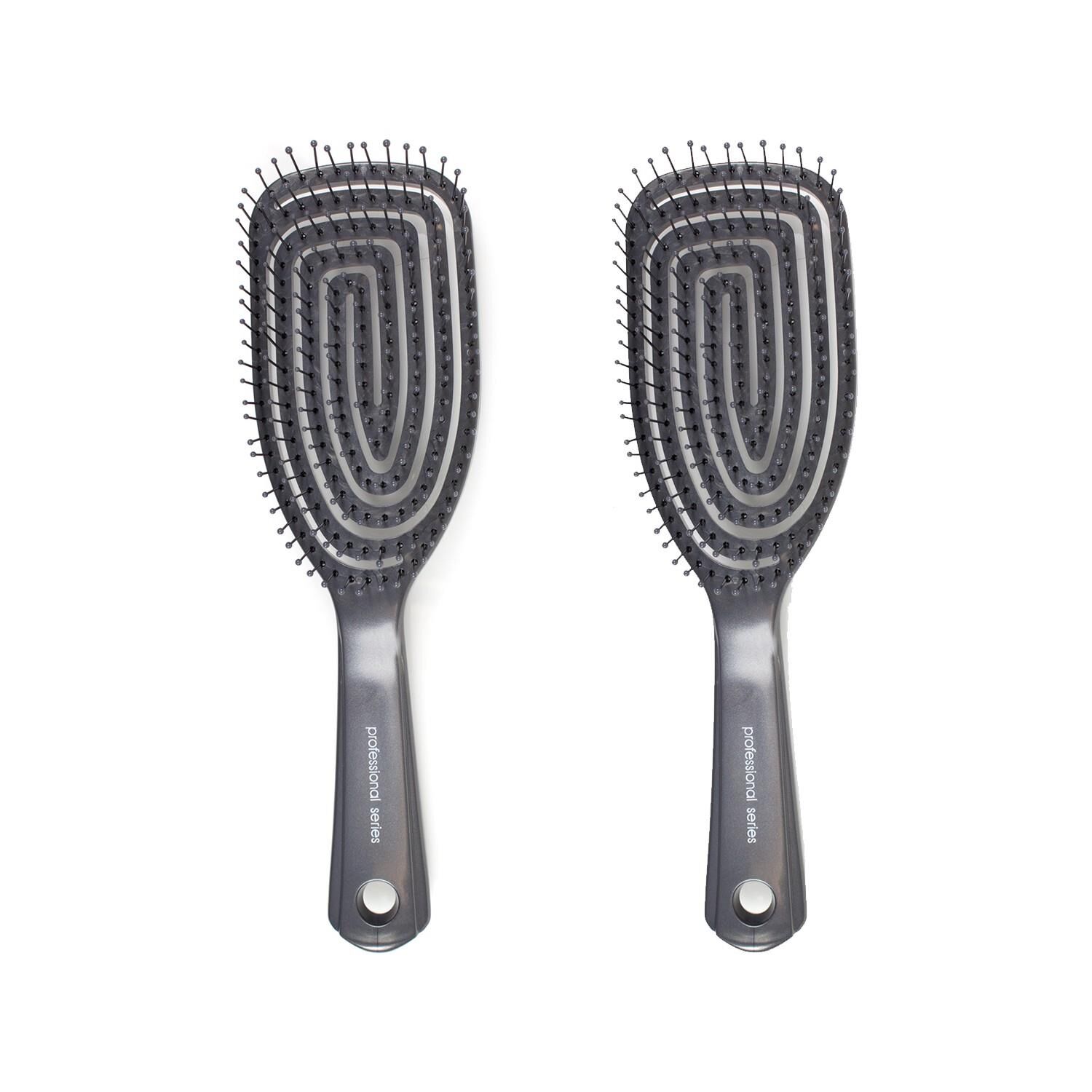Nascita Üç Boyutlu Saç Fırçası Koyu Gri x 2