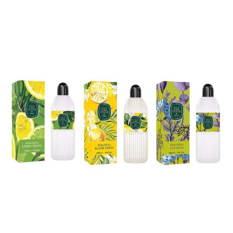 Eyüp Sabri Tuncer Kolonya Çeşme Limonu, Klasik Limon ve Lavanta Pet Şişe 400 ml