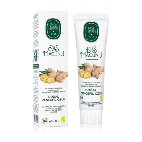 Doğal Zencefil Özlü Diş Macunu 90 ml