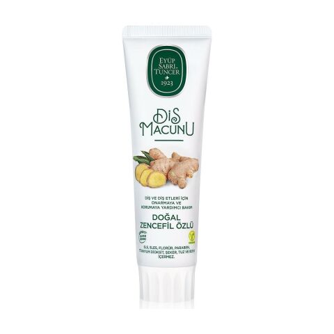 Doğal Zencefil Özlü Diş Macunu 90 ml