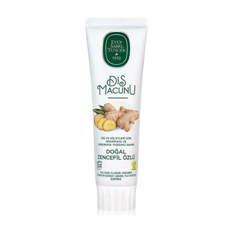 Doğal Zencefil Özlü Diş Macunu 90 ml