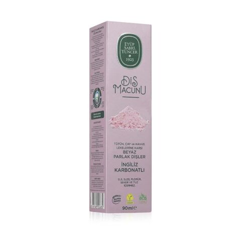 25 ADET Diş Macunu 90 ml, İngiliz Karbonatı ve ROSIE