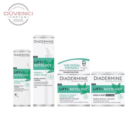 Diadermine Lift+ Botology Kırışıklık Karşıtı 4'lü Bakım Seti, 50 ml + 15 ml + 40 ml