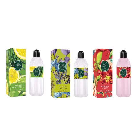 Eyüp Sabri Tuncer Kolonya Çeşme Limonu, Lavanta ve Amber Pet Şişe 400 ml