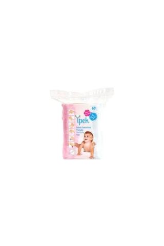 İpek Bebek Temizleme Pamuğu 60x30 Paket