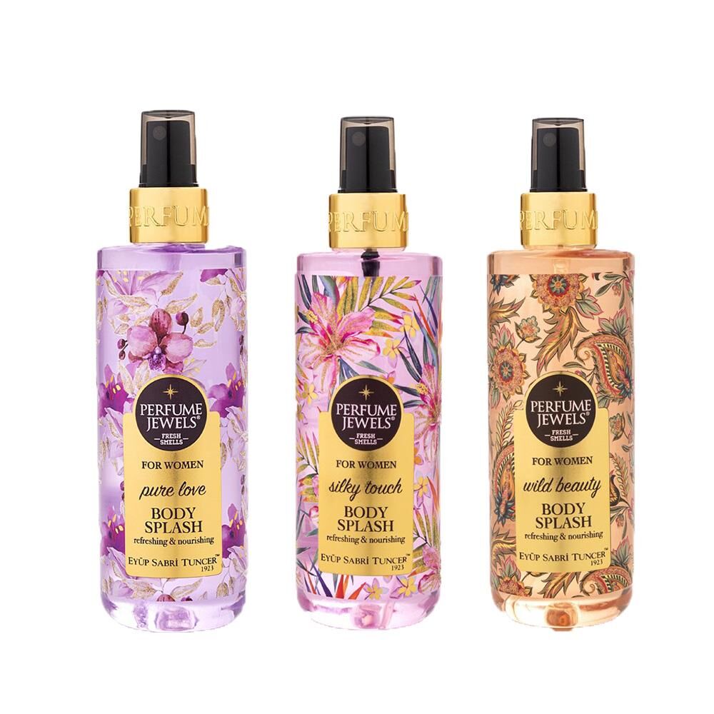 Eyüp Sabri Tuncer Vücut Spreyi Pure Love, Silky Touch ve Wild Beauty