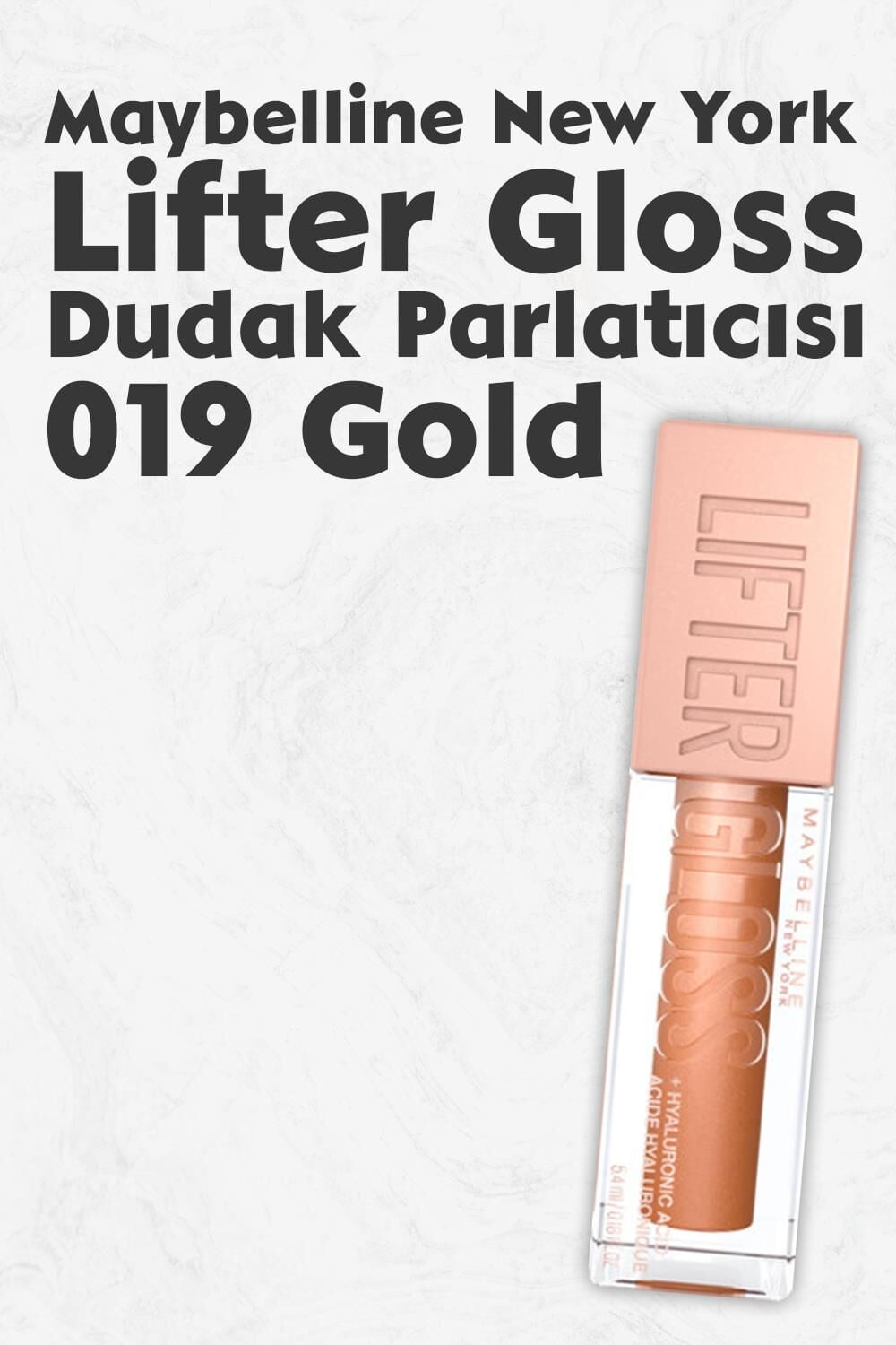 Maybelline New York Lifter Gloss Dudak Parlatıcısı 019 Gold