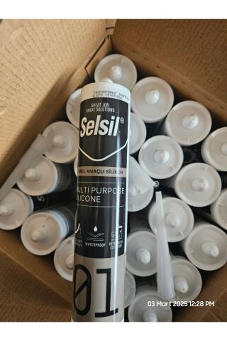 Selsil Şeffaf Silikon 4 Adet