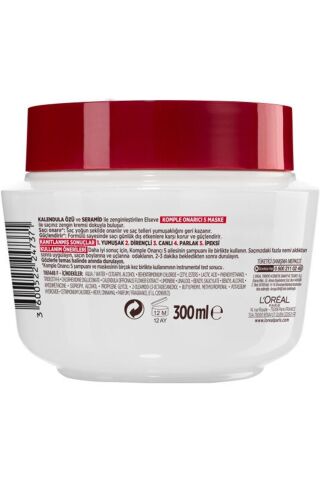 Elseve Saç Komple Onarıcı 5 Maske 300ml Kategori: Saç Maskesi
