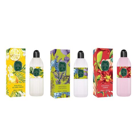 Eyüp Sabri Tuncer Kolonya Klasik Limon, Lavanta ve Amber Pet Şişe 400 ml