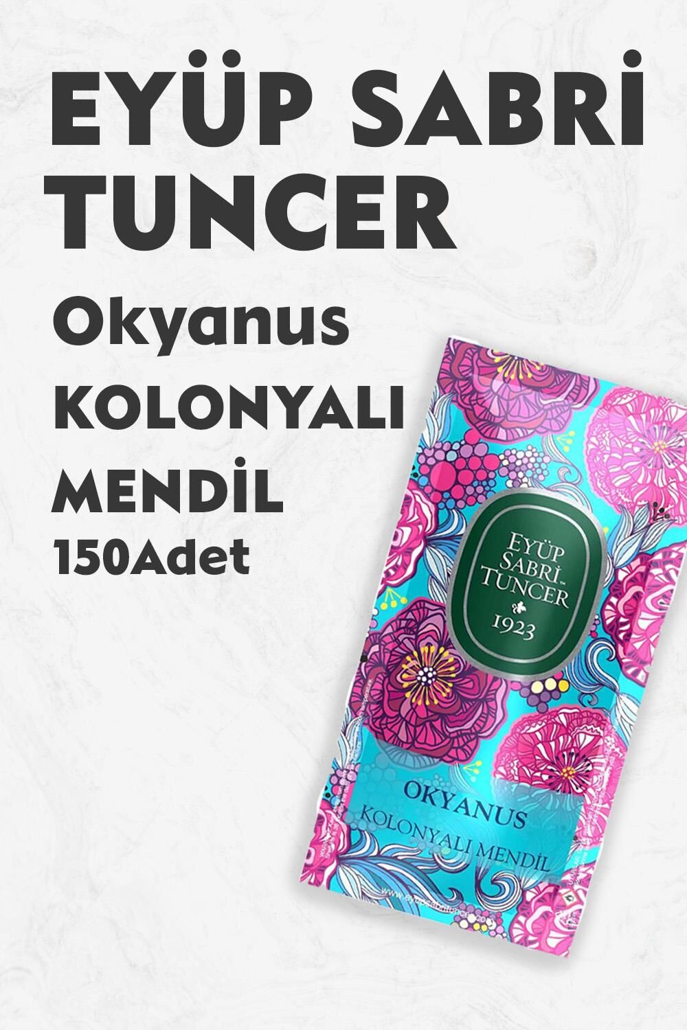 Eyüp Sabri Tuncer Kolonyalı Mendil Okyanus 150 Adet