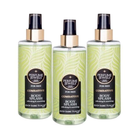 Eyüp Sabri Tuncer Pj Body Splash Combative Erkek 250 ml X 3