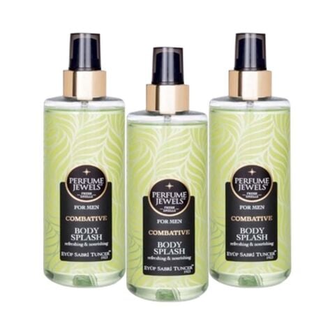 Eyüp Sabri Tuncer Pj Body Splash Combative Erkek 250 ml X 3