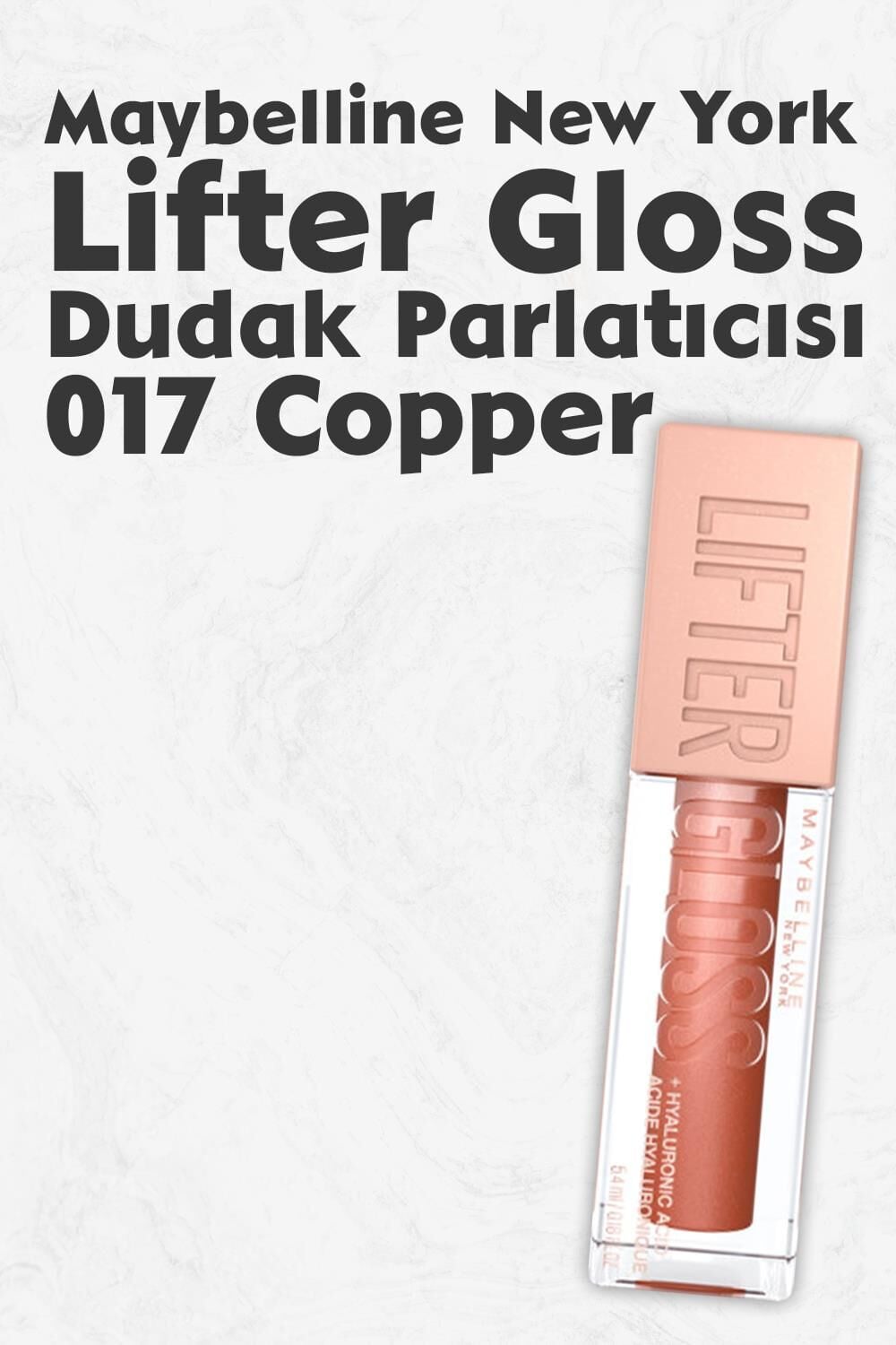 Maybelline New York Lifter Gloss Dudak Parlatıcısı 017 Copper
