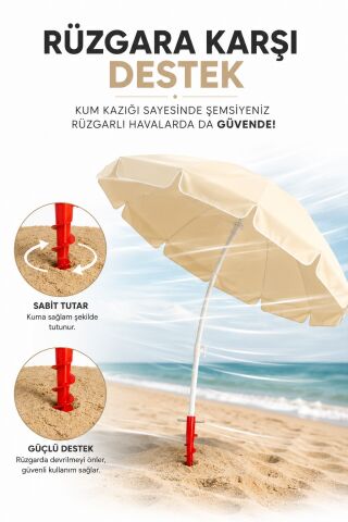 3'lü şemsiye sabitleme kazığı