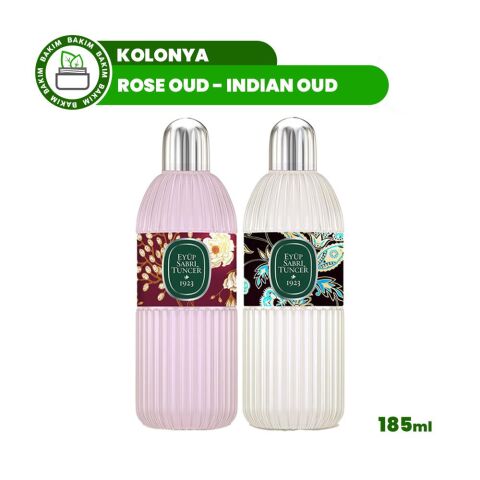Eyüp Sabri Tuncer Kolonya Indian Oud ve Rose Oud 185 ml Cam Şişe