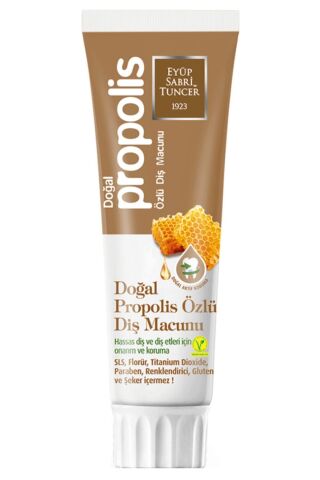 Eyüp Sabri Tuncer Misvak, Propolis ve Karanfil Özlü 75 ml Diş Macunu Seti (3 Adet)