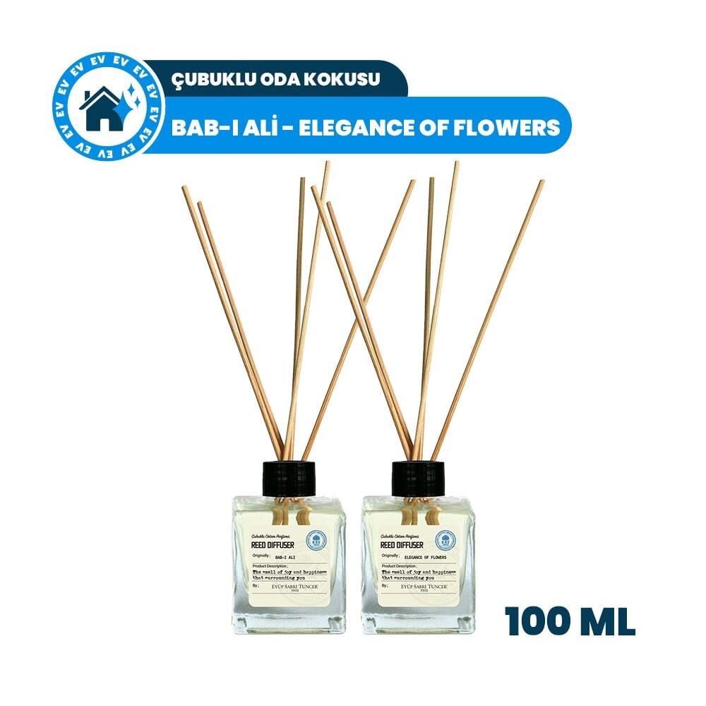 Eyüp Sabri Tuncer Çubuklu Oda Kokusu Elegance Of Flowers ve Bab-ı Ali 100 ml