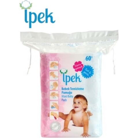 İpek Bebek Temizleme Pamuğu 1800 Adet 30 x 60 1 Koli