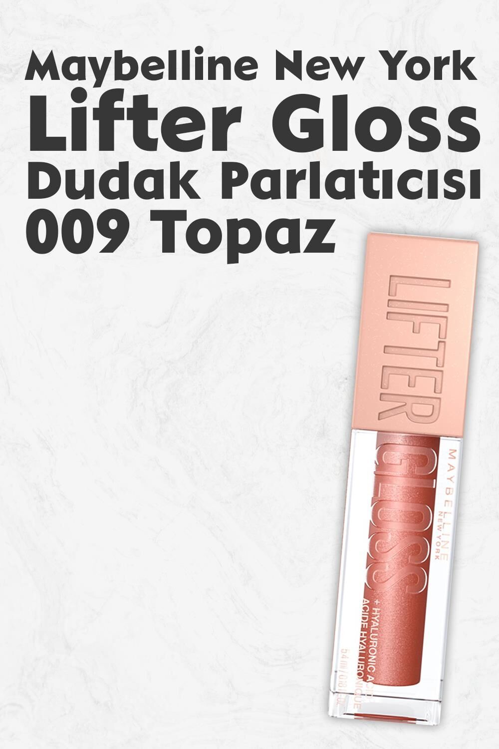 Maybelline New York Lifter Gloss Dudak Parlatıcısı 009 Topaz