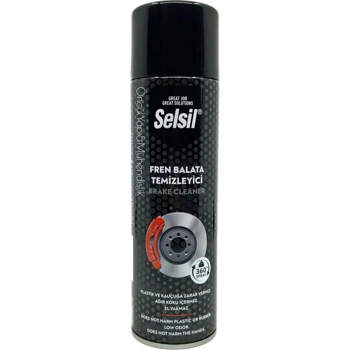 Selsil Fren Balata Temizleme Spreyi, Yağı ve Kiri Temizleyen Etkili Formül, 500 ml