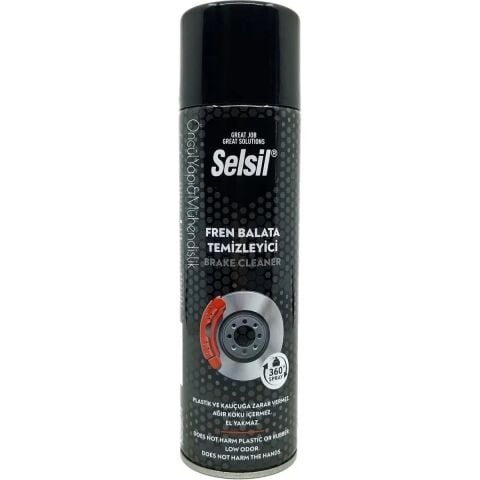 Selsil Fren Balata Temizleme Spreyi, Yağı ve Kiri Temizleyen Etkili Formül, 500 ml