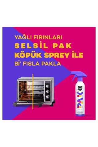Selsil Pak Mucize Köpük Temizleyici Sprey 500 ml x 2 adet