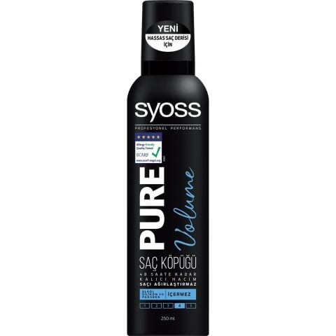 Syoss Pure Volume Saç Köpüğü 250 ml