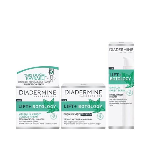 Diadermine Lift+ Botology Kırışıklık Karşıtı Serum 40 ml + Lift+ Botology Gündüz + Gece Kremi 50 ml