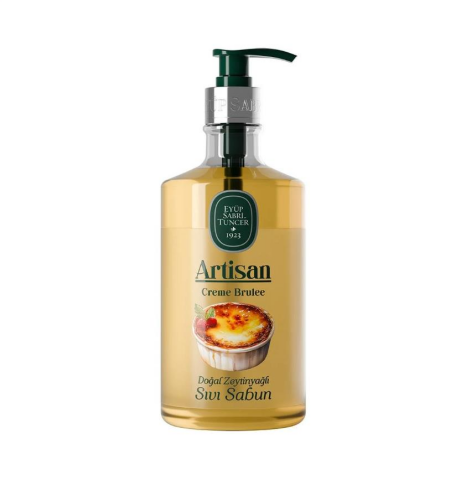 Eyüp Sabri Tuncer Artisan Doğal Zeytinyağlı Sıvı Sabun Creme Brulee 600 ml