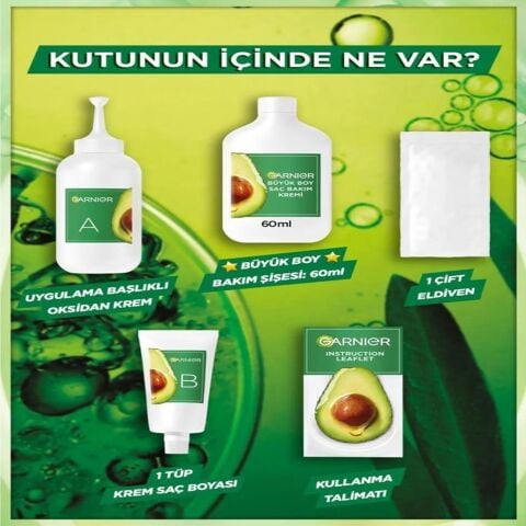 Garnier Nutrisse Yoğun Besleyici Kalıcı Krem Saç Boyası 7N Doğal Kumral