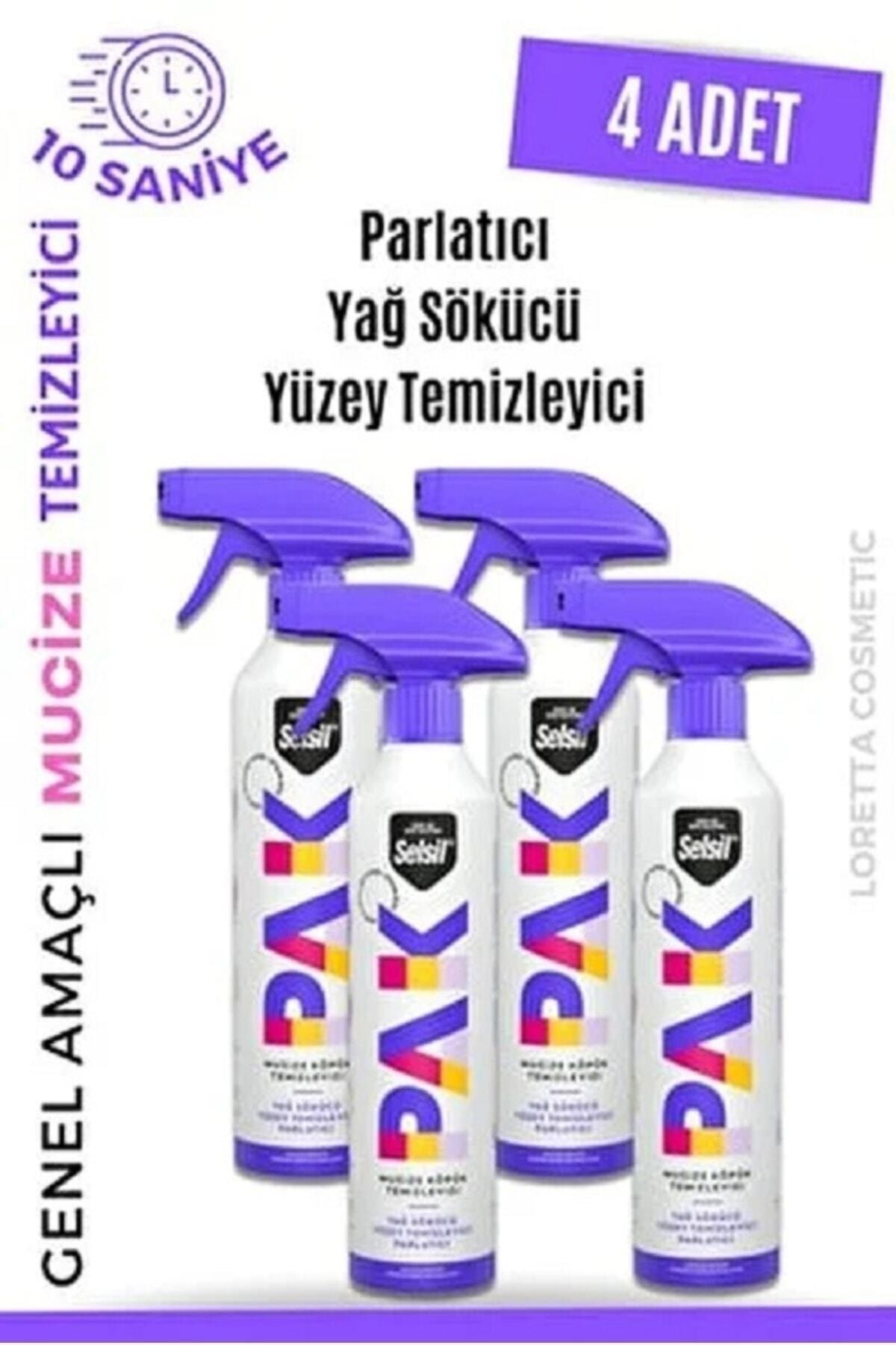 Selsil Pak 4 Lü 500 Ml Mucize Köpük Temizleyici Sprey