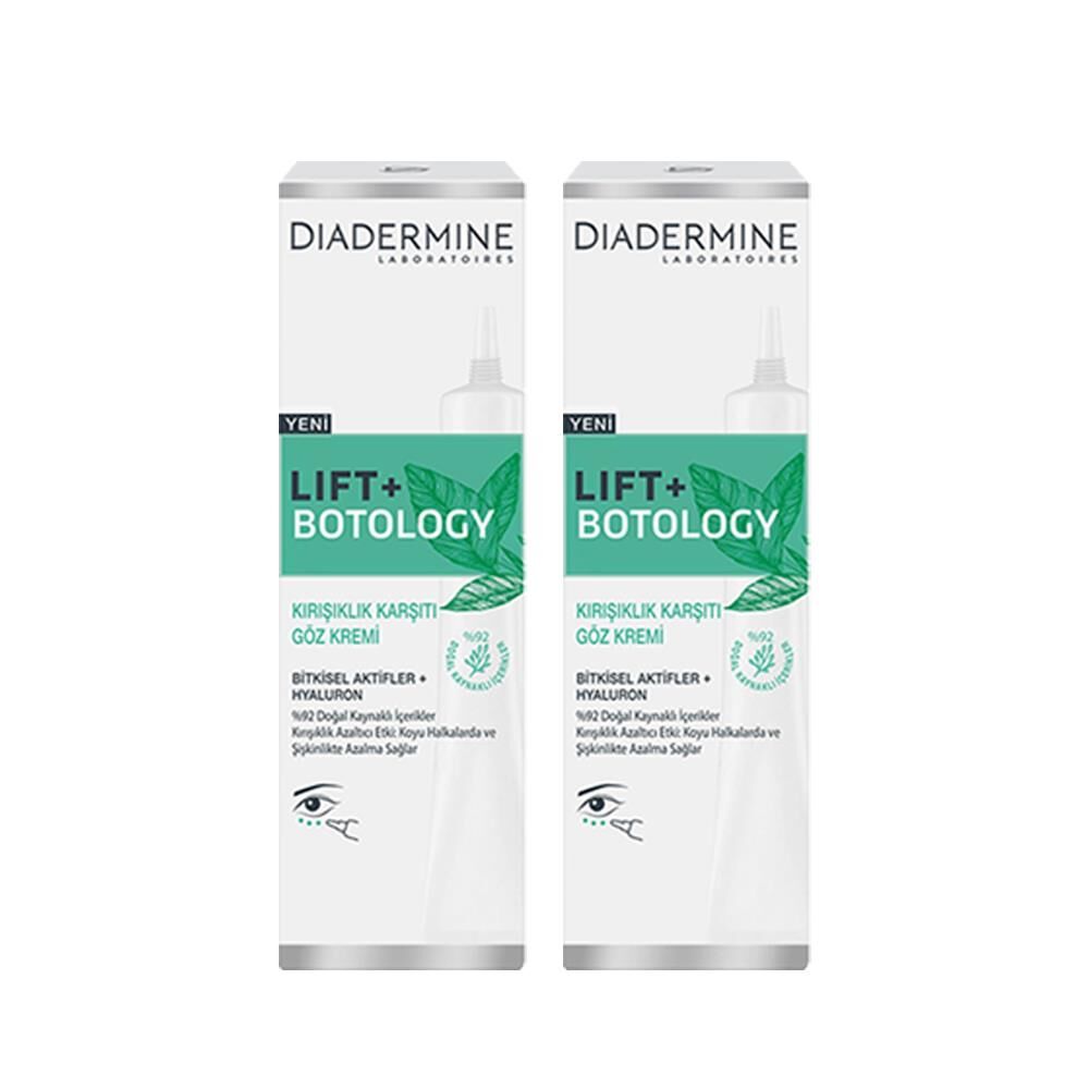 Diadermine Lift+ Botology Kırışıklık Karşıtı Göz Kremi 15 ml x 2 Adet
