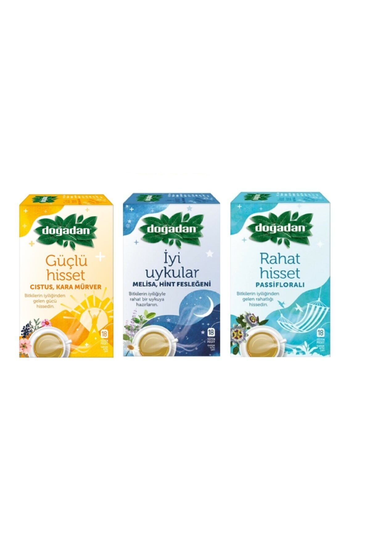 Doğadan İyi Uykular, Rahat Hisset ve Güçlü Hisset (3' lü Paket)