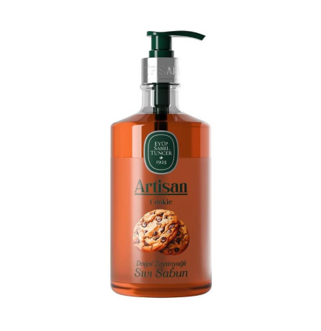 Eyüp Sabri Tuncer Artisan Doğal Zeytinyağlı Sıvı Sabun Cookie 600 ml