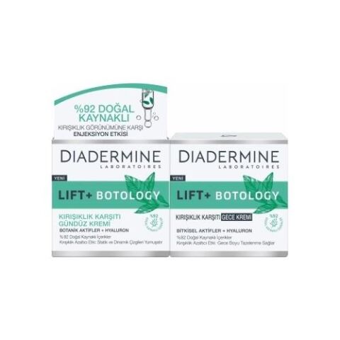Diadermine Lift+ Botology Gündüz Kremi 50 ml + Gece Kremi 50 ml