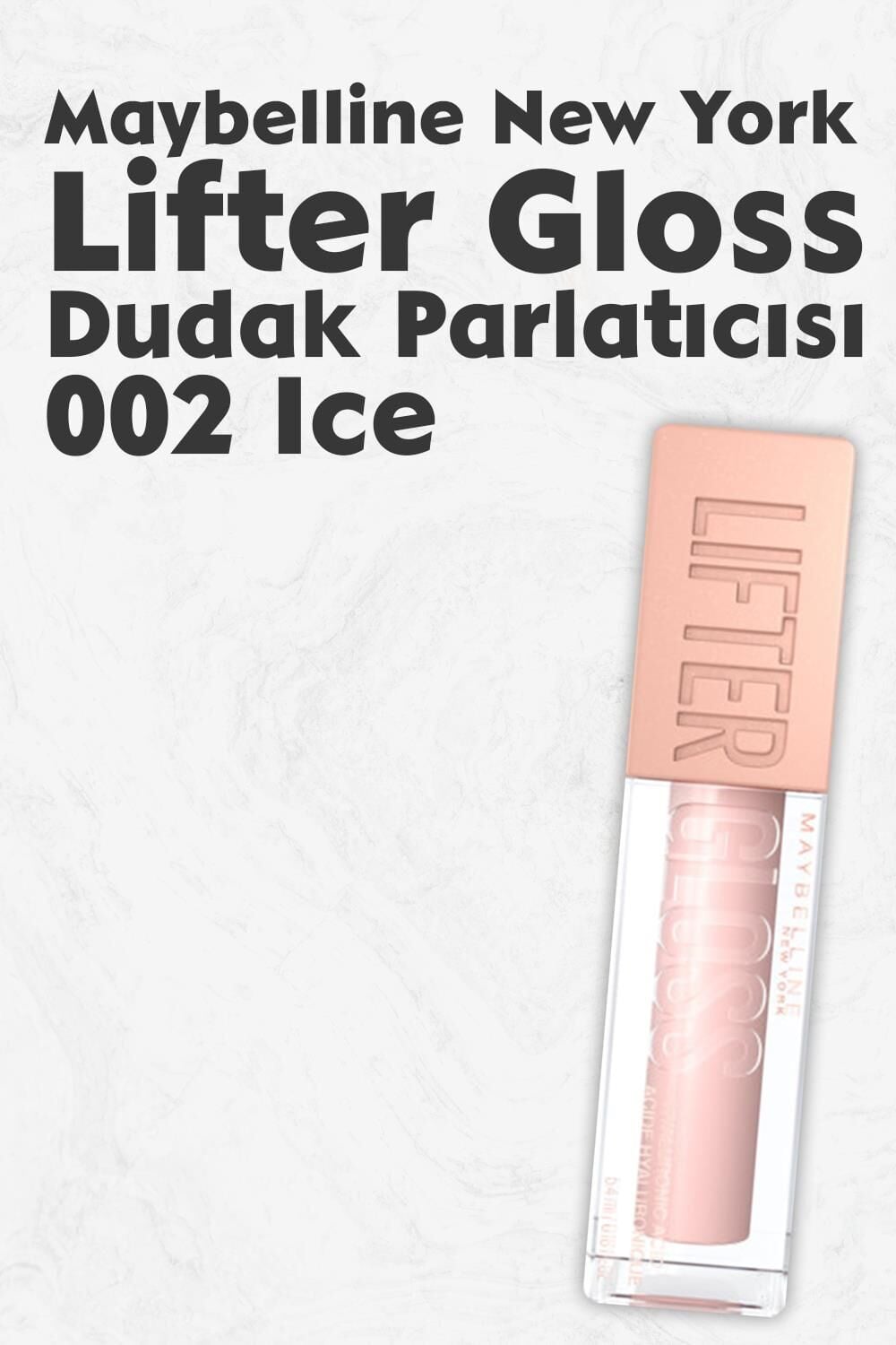 Maybelline New York Lifter Gloss Dudak Parlatıcısı 002 Ice