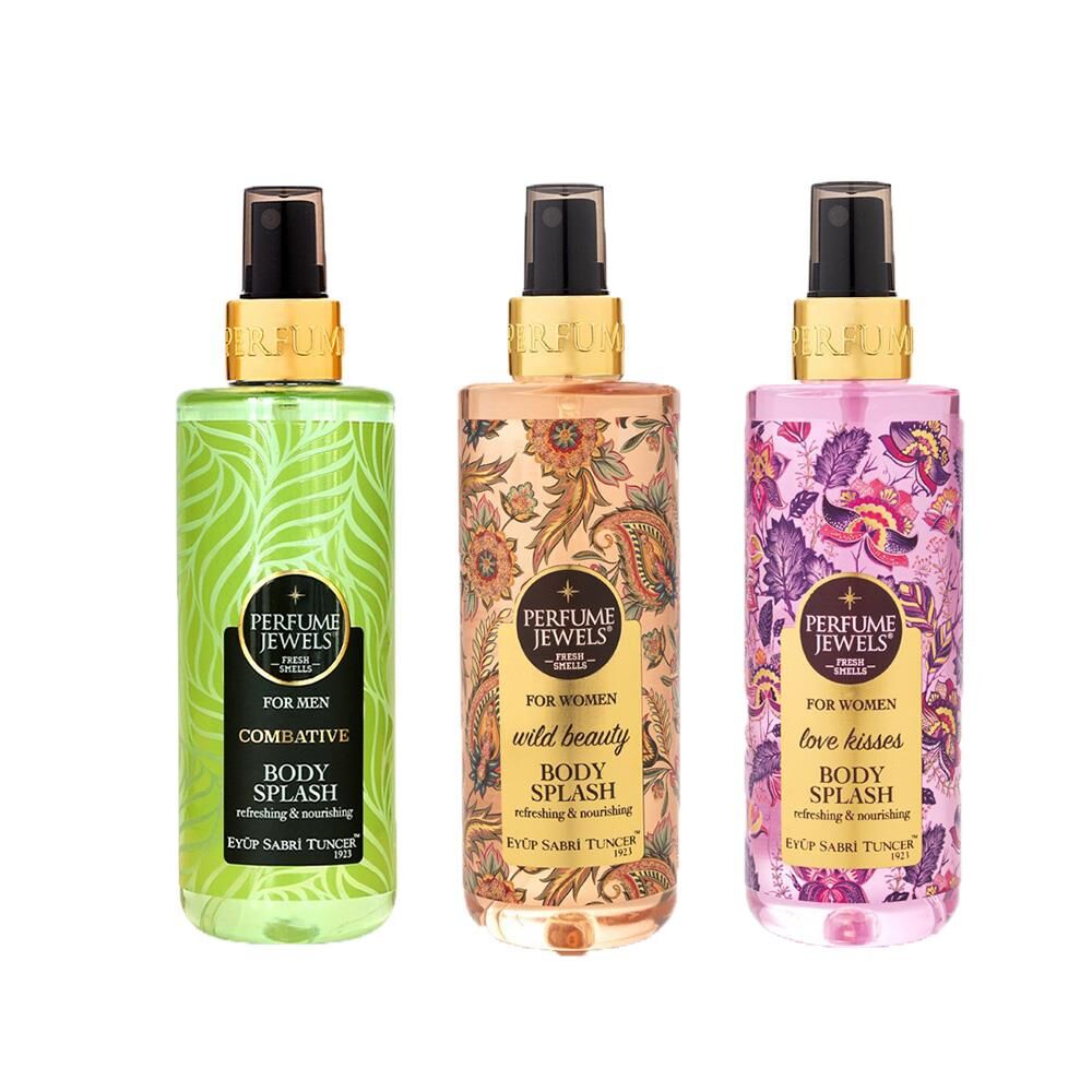 Eyüp Sabri Tuncer Vücut Spreyi Combative, Wild Beauty ve Love Kisses