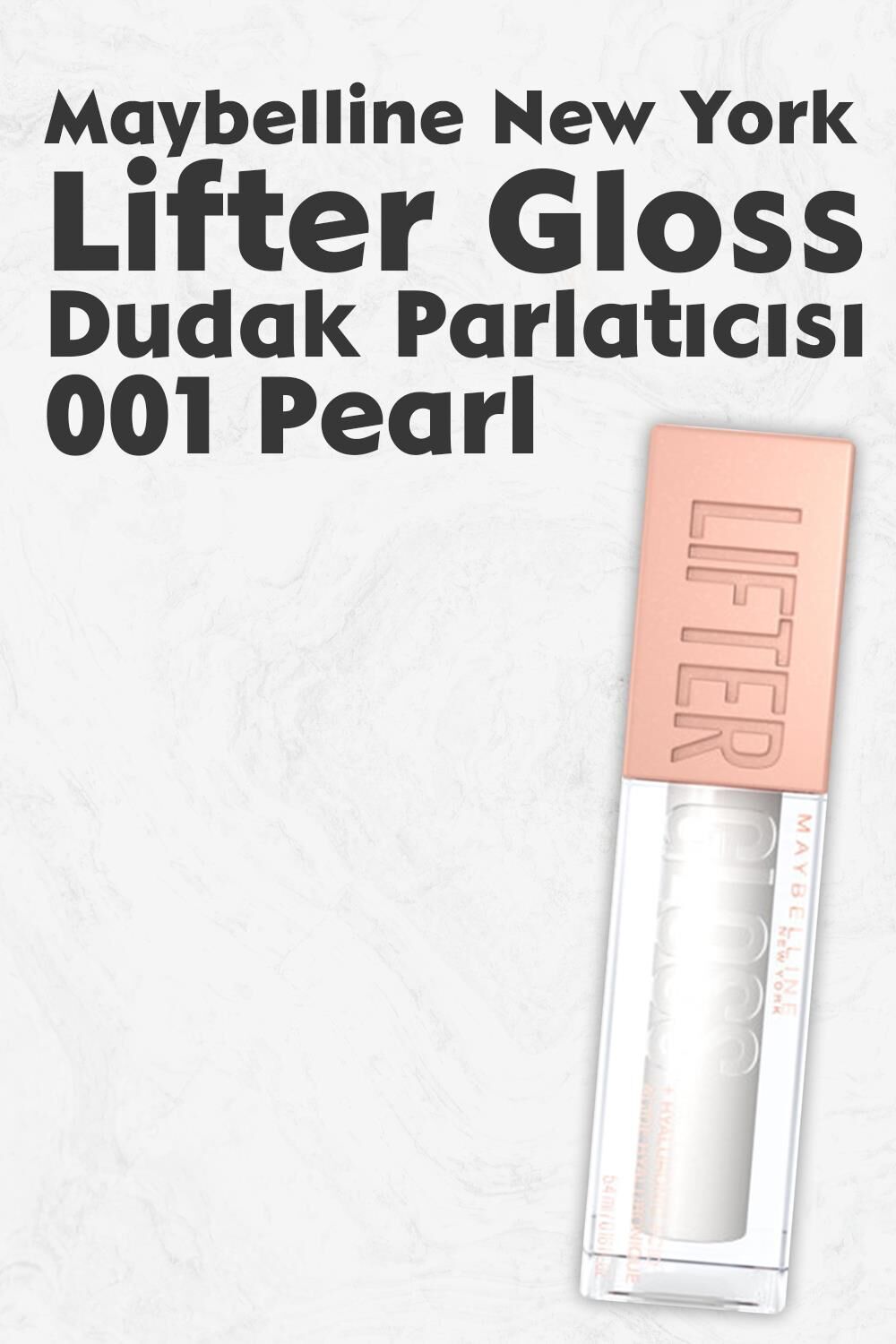 Maybelline New York Lifter Gloss Dudak Parlatıcısı 001 Pearl