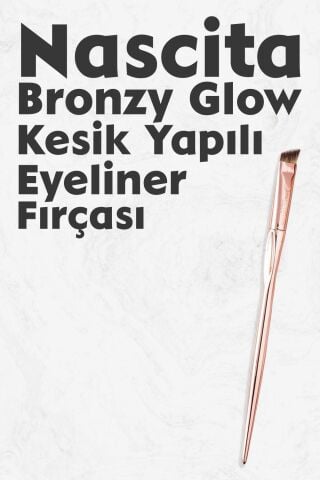 Nascita Bronzy Glow Kesik Yapılı Eyeliner Fırçası