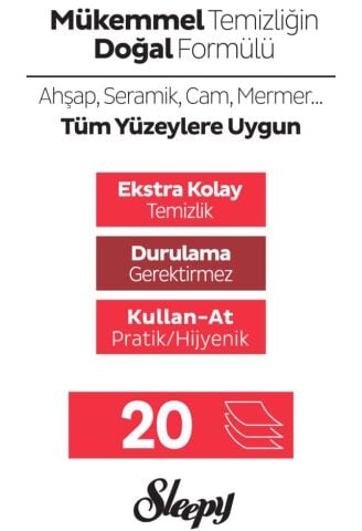 Sleepy 5'li Mopa Uyumlu Tanışma Paketi ve ROSIE hediye