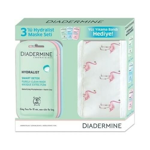 Diadermine Hydralist 3'lü Maske Seti + Göz Bandı