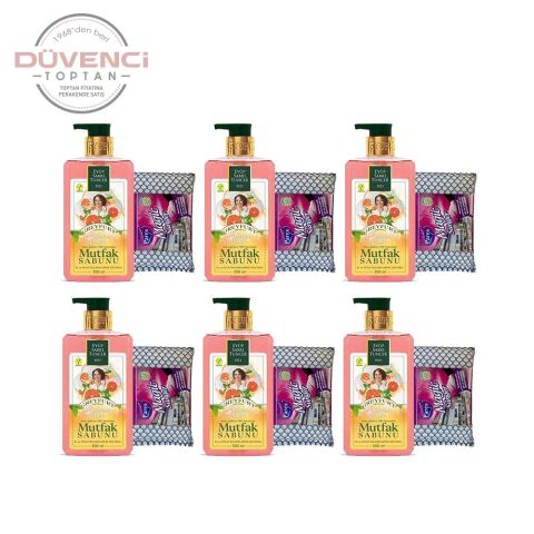 Eyüp Sabri Tuncer Bakımlı Eller Greyfurt Mutfak Sabunu 500 ml + Magic Sünger x 6 Adet