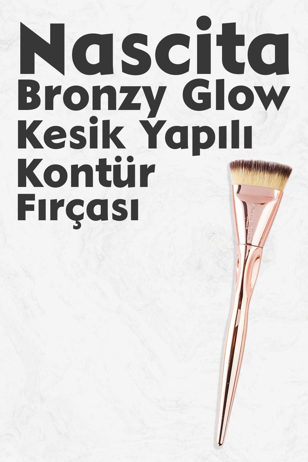 Nascita Bronzy Glow Kesik Yapılı Kontür Fırçası