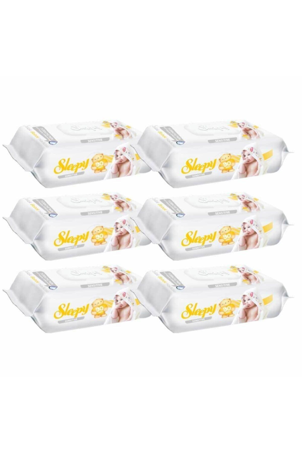Sleepy Sensitive Islak Havlu 90'lı x 6 Adet