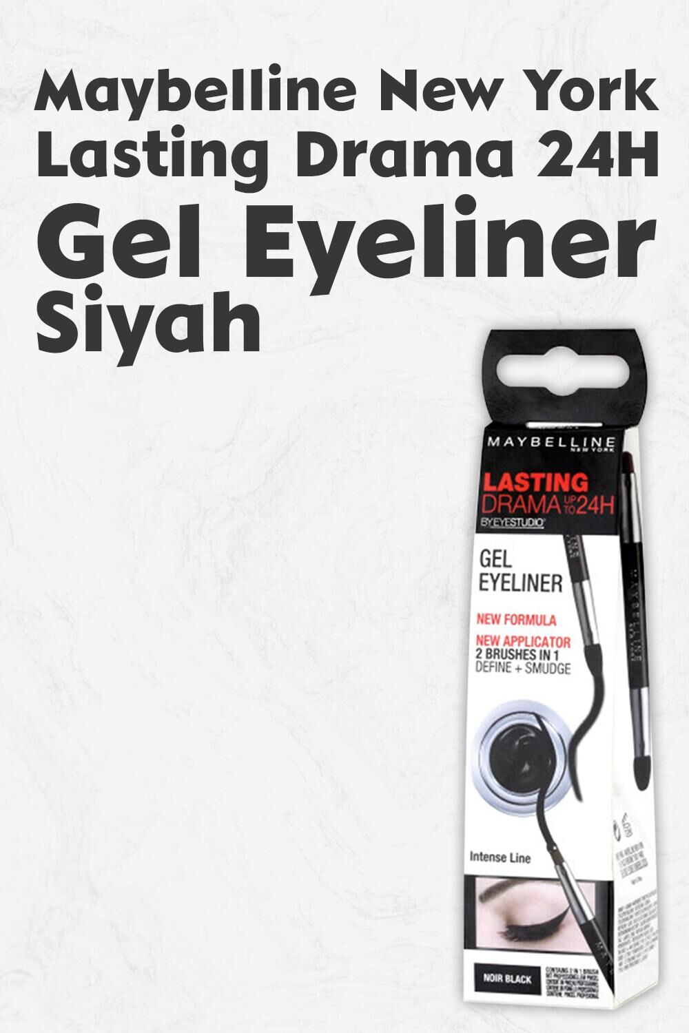 Maybelline New York Lasting Drama 24H Gel Eyeliner Siyah