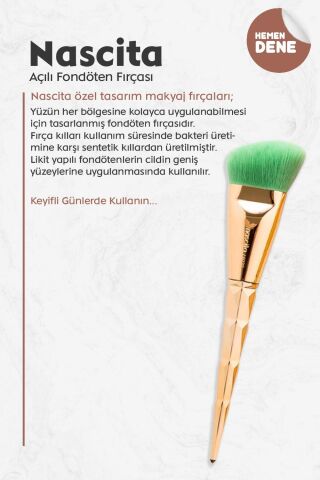 Nascita Açılı Fondöten Fırçası