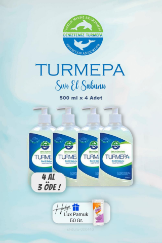 Turmepa Sıvı Sabun 500 ml 4 AL 3 ÖDE ve Lux 50 gr Pamuk